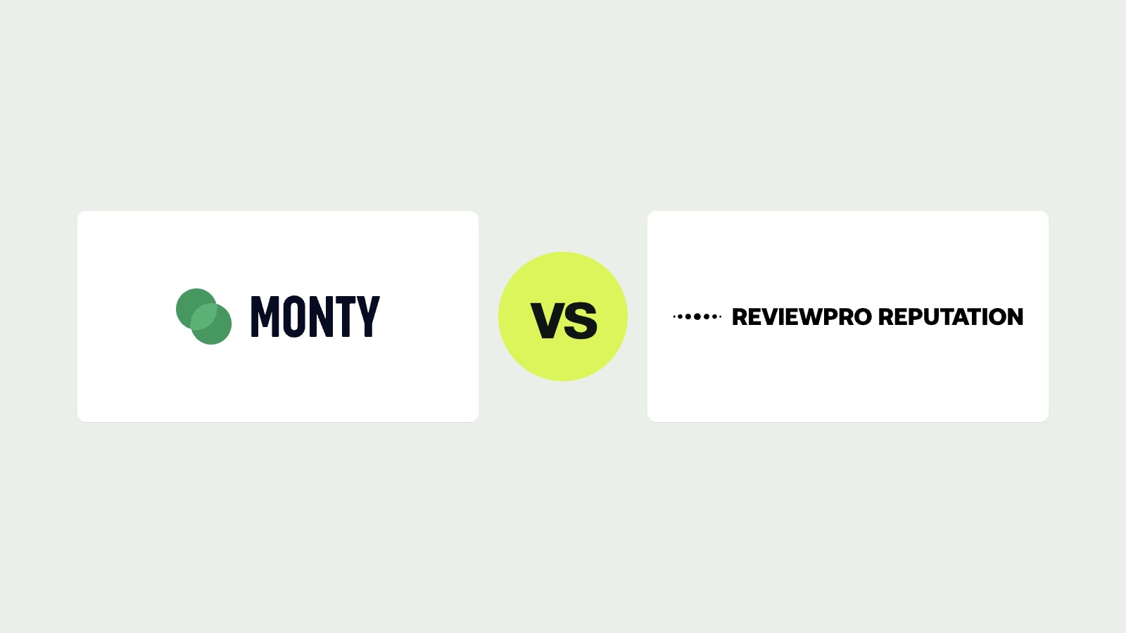 Monty and ReviewPro logos
